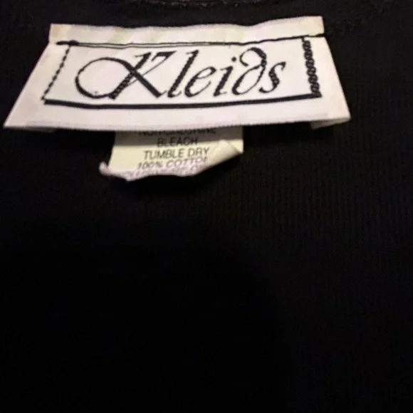 Black Embellished Women's Top - Picture 3 of 4